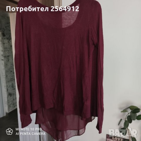 Продавам дамска блуза, снимка 1 - Блузи с дълъг ръкав и пуловери - 32603538