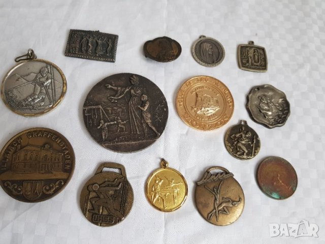 Лот плакети и медали -14броя, снимка 1