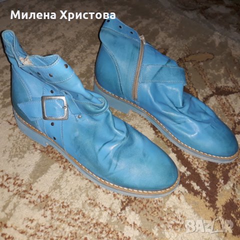н.41  боти ест.кожа, снимка 5 - Дамски боти - 26739358