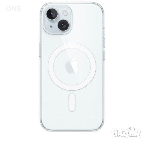 Прозрачен Силиконов MagSafe Кейс за Apple iPhone 15 Pro, снимка 2 - Apple iPhone - 43257202