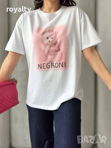 Памучни дамски тениски , снимка 2 - Тениски - 49485065