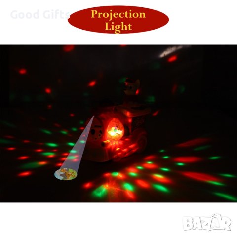 Музикално влакче с проектор Пес Патрул, снимка 3 - Коли, камиони, мотори, писти - 43216868