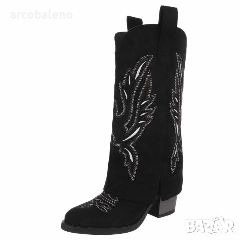 Дамски уестърн и байкерски ботуши, 3цвята , снимка 9 - Дамски ботуши - 52263399