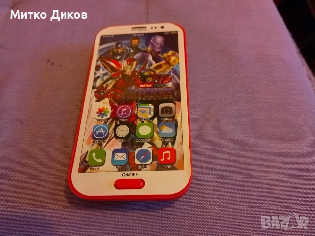 Детски смартфон телефон Отмъстителите нов с музика, снимка 2 - Играчки за стая - 53564930