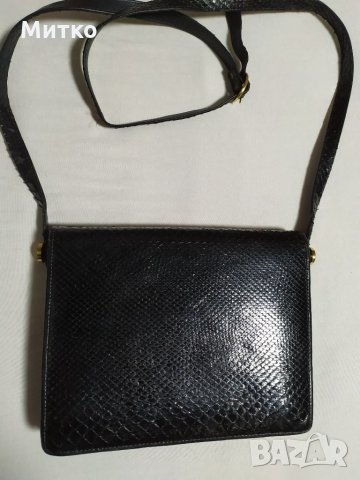 Дамска чанта "JACOB", естествена змийска кожа.