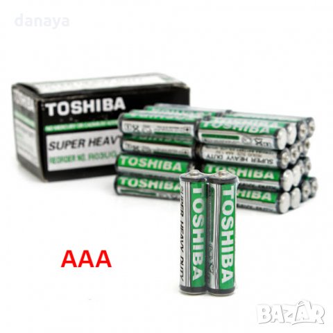1959 Батерия TOSHIBA AAA, 2 броя, снимка 2 - Друга електроника - 32617826