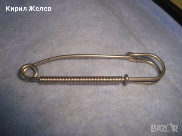 ПОСРЕБРЕНА СТАРА РЕТРО АРТ - ДЕКО СТИЛ ФИБУЛА АРТ ИГЛА НАКИТ 12253, снимка 5 - Други - 37635263