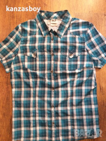 jack wolfskin organic - страхотна дамска риза КАТО НОВА, снимка 5 - Ризи - 36683012