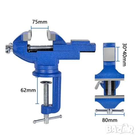 Менгеме PA1249 – 80 мм, здраво и компактно, снимка 3 - Менгемета - 51538951