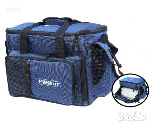 Чанта за риболовни такъми - FilStar Pro Lure Bag KK 20-10 с 3 кутии, снимка 3 - Такъми - 38488860
