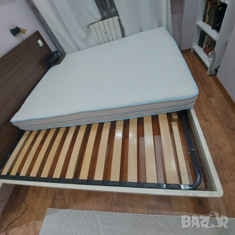 Спалня с нов матрак и подматрачна рамка, снимка 4 - Спални и легла - 52864233