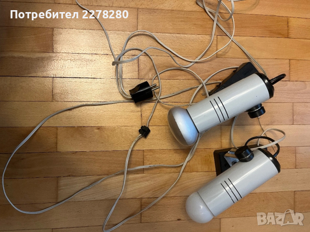 Две нощни лампи за стена, снимка 7 - Настолни лампи - 52460692