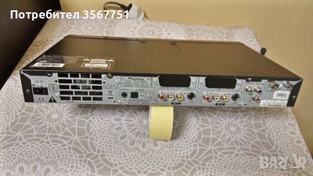 PIONEER DVD RECORDER DVR-433H-K / , снимка 4 - Плейъри, домашно кино, прожектори - 40051448