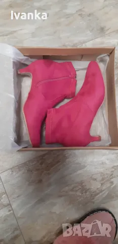 Дамски Боти Велурени , снимка 5 - Дамски боти - 50055841