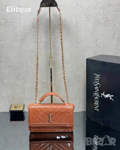 Чанти NEW MODEL | YSL Saint Laurent ▫ 22 см ↔ ▫ 17 см ⇅, снимка 2 - Чанти - 53490306