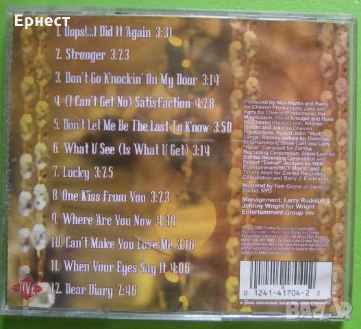 Бритни Спиърс / Britney Spears - Oops!... I Did It Again CD, снимка 3 - CD дискове - 31365781