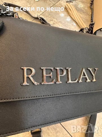 Replay Дамска Чанта С Дълга Дръжка Синджир За През Рамо И Пискюл Риплей - Различни Цветове Код E597, снимка 5 - Чанти - 50945805