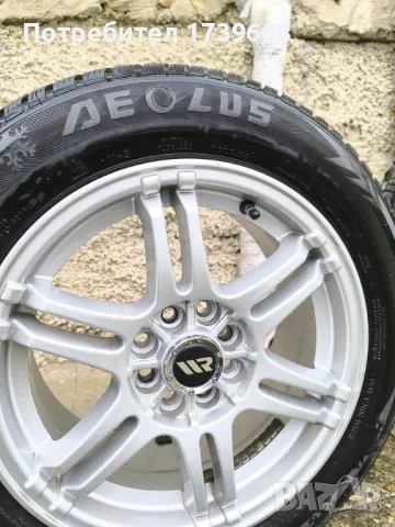 Алуминиеви джанти със зимни гуми, снимка 3 - Гуми и джанти - 49905824