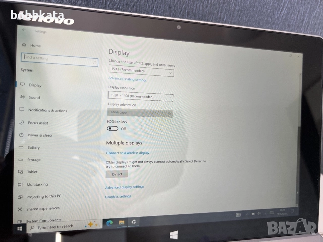 Lenovo miix 2-10” таблет 2в1, снимка 5 - Лаптопи за работа - 51785800