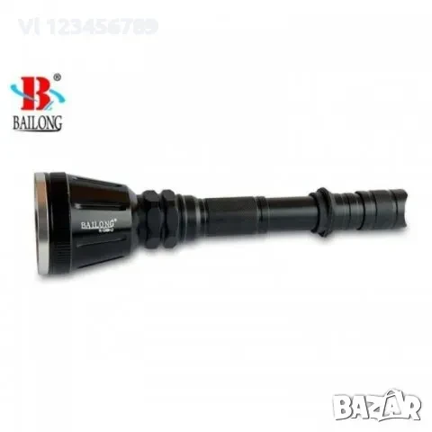 Фенер за лов BL-Q3888 с три сменяеми филтъра,, снимка 2 - Оборудване и аксесоари за оръжия - 50686809