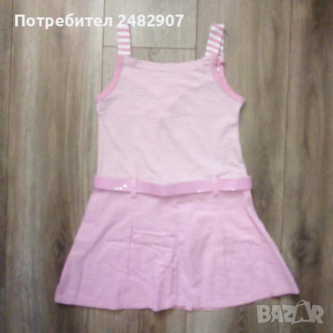 Розова детска рокля, снимка 6 - Детски рокли и поли - 51632062