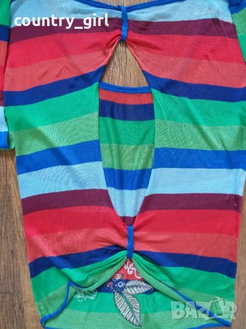 Desigual - страхотна дамска блуза, снимка 6 - Блузи с дълъг ръкав и пуловери - 27309715