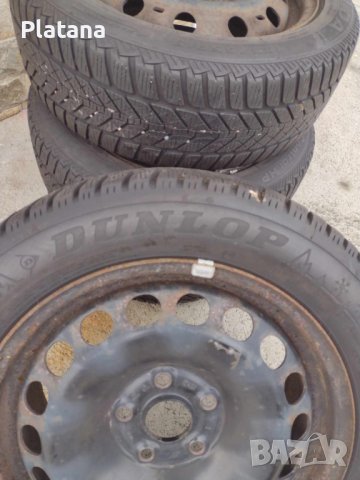 Зимна гума Dunlop 205/55/16 от VW 5x112, снимка 7 - Гуми и джанти - 43407831