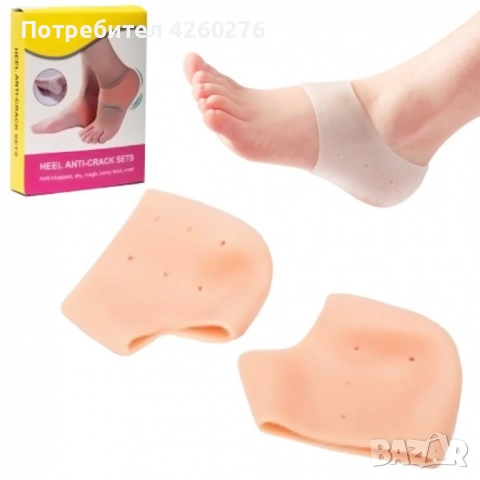 Силиконови пети за ходило - тип чорапче, снимка 2 - Други - 52108337