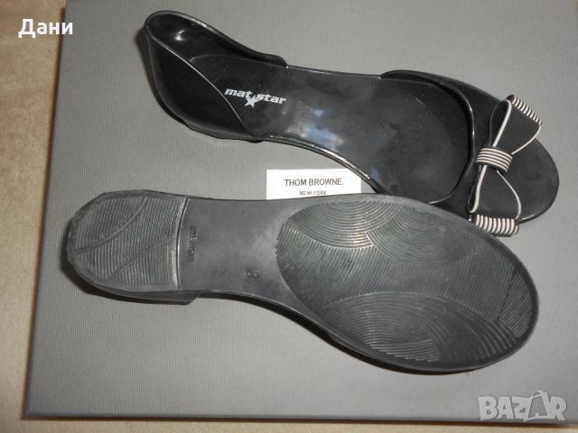 Дамски обувки, тип пантофка, от висококачествен силикон с модерен дизайн и красива панделка, снимка 5 - Сандали - 26638288
