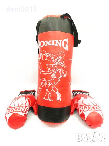 Комплект за бокс - детска боксова круша с ръкавици, снимка 1 - Други - 43159289