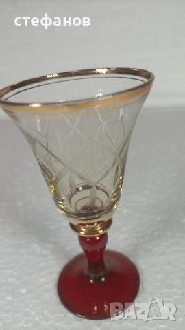 Изключително красиви чашки за ликьор или ракия от едно време, снимка 4 - Антикварни и старинни предмети - 52380764