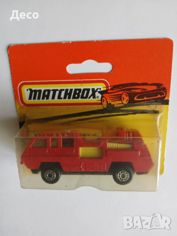 Matchbox България Пожарен автомобил 1/64., снимка 3 - Колекции - 52476836