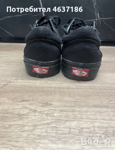 Vans черни кецове унисекс, снимка 5 - Кецове - 52632505