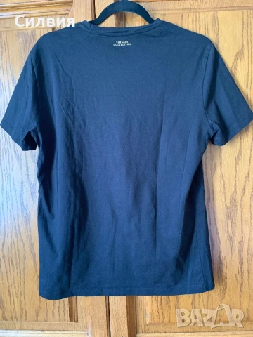 Тениска черна VERSACE, снимка 2 - Тениски - 50959511