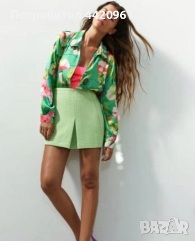 Мини пола от букле на Зара