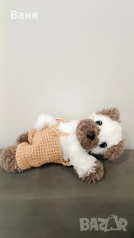 Ръчно плетено кученце, снимка 2 - Плюшени играчки - 52003839