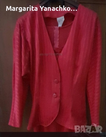 Красив ансамбъл от рокля със  сако , снимка 2 - Рокли - 51782680