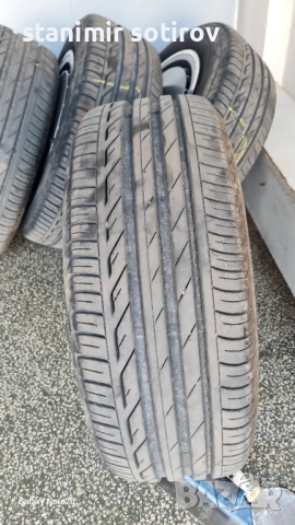  Летни гуми с джанти 205/60/15 Bridgestone с много голям грайфер , снимка 3 - Гуми и джанти - 52743528