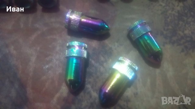 *ТОП* Капачки за вентили винтили тип патрони за автомобил , мотопед , мотор , колело и т.н., снимка 3 - Части - 27216088