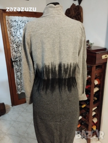 ВЛНА И АНГОРА дамска дълга жилетка, снимка 4 - Жилетки - 53190926