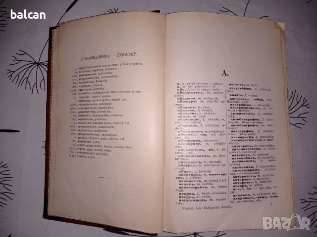 Стар българо чешки речник , снимка 4 - Чуждоезиково обучение, речници - 38030496