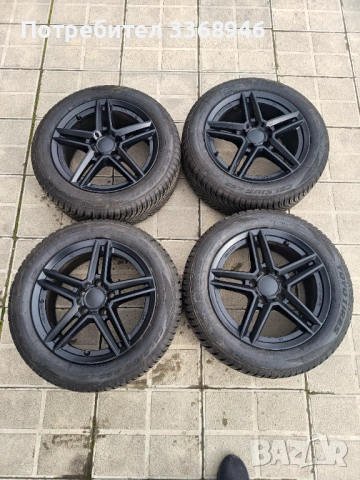 Джанти 16" 5x112 с гуми 205/55/16, снимка 3 - Гуми и джанти - 53515239