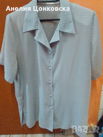 Класическа ризка в светлосиво, снимка 1