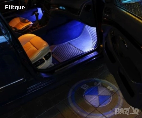 LED лого проектор за врати, 2 бр. M e r c e d e s/ B M W/ V o l k s w a g e n . Работи на батерии, снимка 7 - Други - 52902017