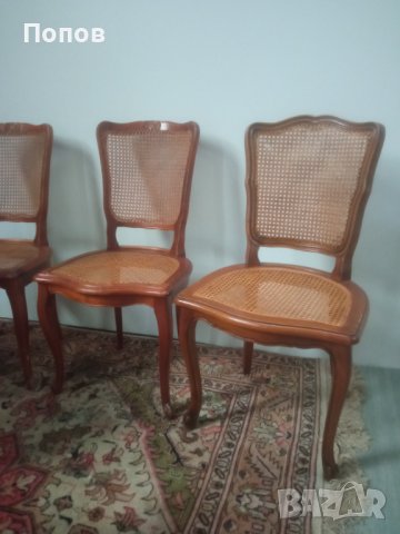 Старинни френски провансалски столове, снимка 6 - Столове - 43428993