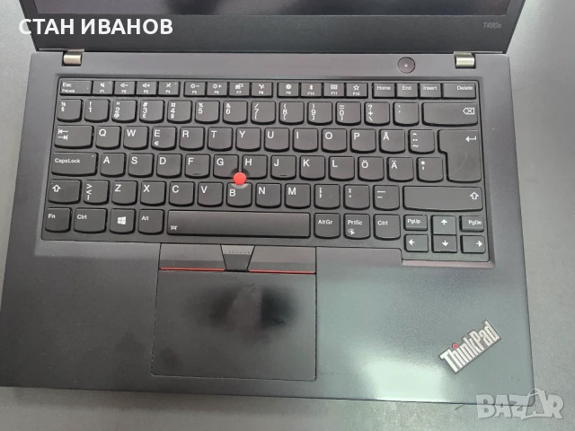 Лаптоп Lenovo ThinkPad T480s, 14", Intel Core i5, 8GB ram, M.2 NVMe SSD 256GB, снимка 6 - Лаптопи за работа - 50654633