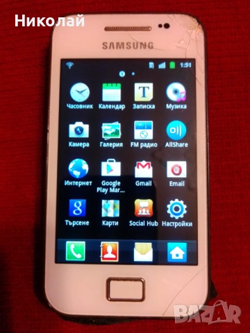 SAMSUNG Galaxy модел GT-S5830i
