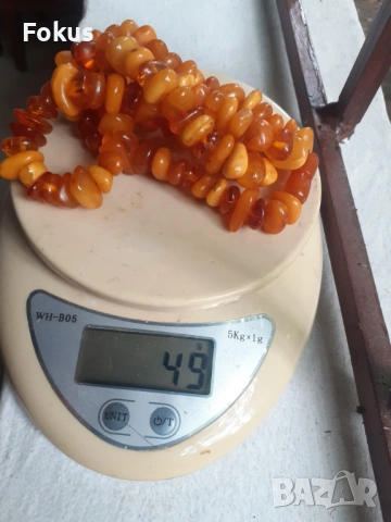 Гердан колие огърлица кехлибар, снимка 6 - Антикварни и старинни предмети - 53327073