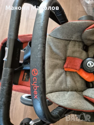 Бебешка количка Cybex Priam Autumn Gold, снимка 2 - Детски колички - 53291220