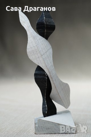 Малка пластика от дърво "Прегръдка", снимка 14 - Статуетки - 40359862